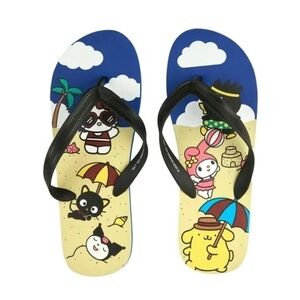 Hello Kitty and Friends Sanrio Blue Flip Flops By Bioworld